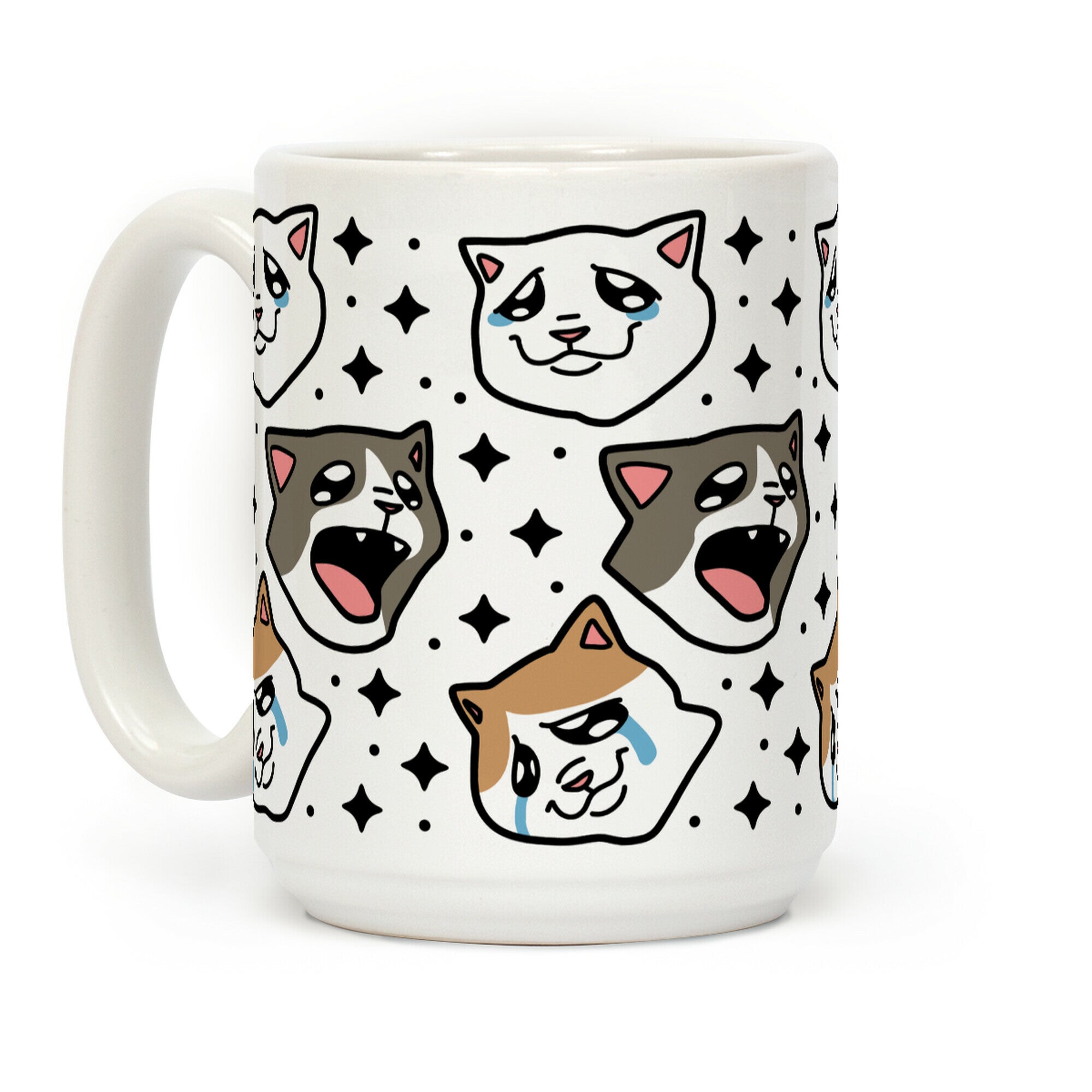 Crying Cats Coffee Mug